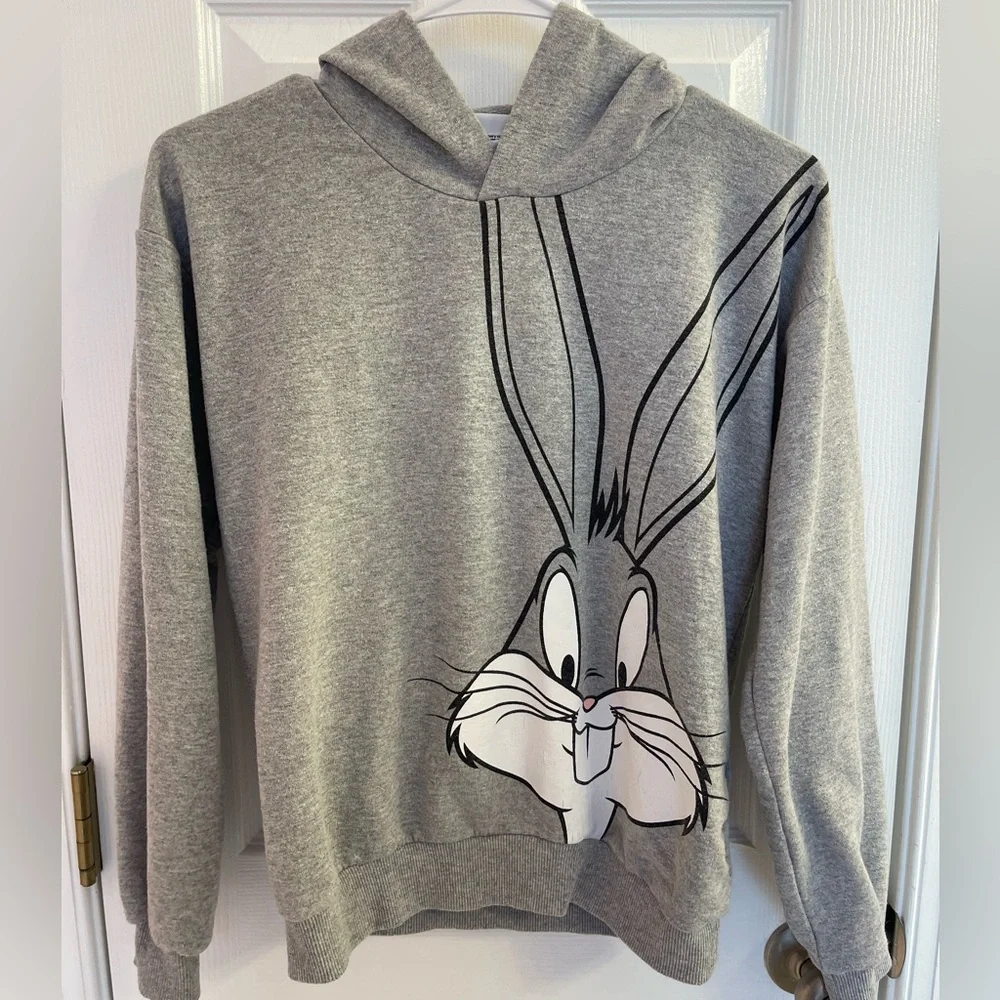 Looney Tunes Bugs Bunny Hoodie Sweatshirt - Youth Size 12/14